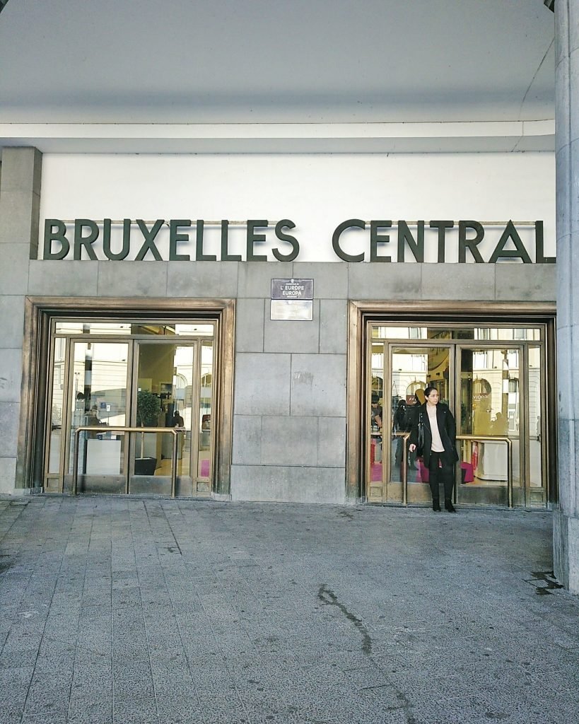 estação central em Bruxelas