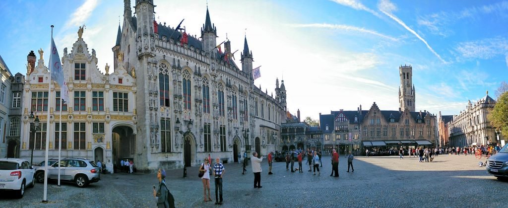 praça central de Bruges