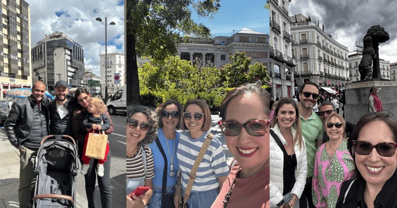 guias brasileiros na Espanha realizando tour por Madrid